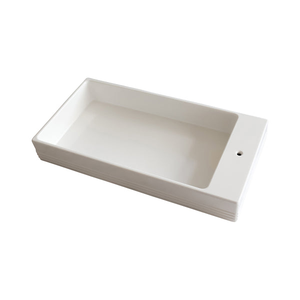 Melamine Guest Towel Holder (Pinstripes)